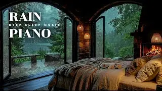 Gentle Rain & Soft Piano for Deep Sleep & Healing | Relaxing Music for Insomnia