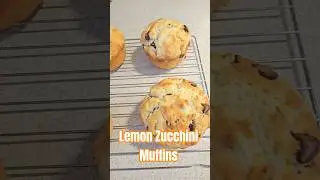 Lemon Zucchini Muffins #baking #lemon #recipe