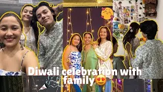 Diwali celebration with Family in Mumbai😍  || Two Sharma Sister's ||