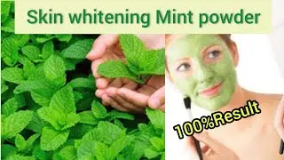 SKIN WHITENING MINT POWDER/MINT BATH POWDER