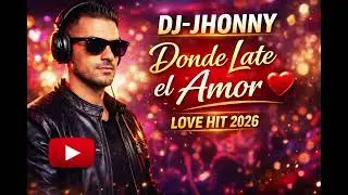 🔥 DJ-JHONNY &ndash; Donde Late el Amor ❤️ | Love Hit 2026 ✨🎶