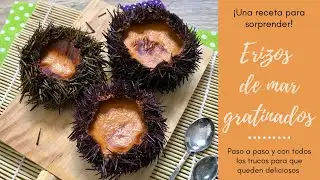 CÓMO HACER ERIZOS DE MAR u ORICIOS GRATINADOS⭐ Receta Deliciosa para SORPRENDER💯