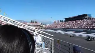NHRA Opener 2013 Antron Crash Hi-Res [Stands View]
