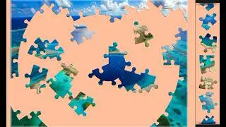 The Great Blue Hole Belize❤️😊 jigsaw puzzle🧩🧩 \\ @funpuzzle1122 
