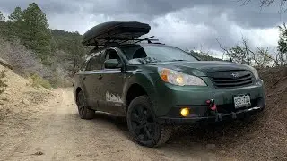 Overlanding & Softroading in my Subaru Outback // Exploring forest service roads and finding water!