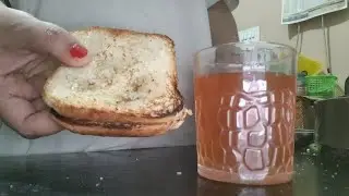 My morning TEA | LEMON TEA | ROASTED BREAD WITH PEANUT BUTTER | BREAKFAST LOVE FOOD COOKING