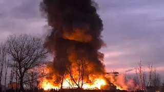 Massive Fire Incident at Tengpora&ndash;Bulbulbagh Road | Firefighting Operation Underway