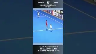 Pakistan Vs Oman Hockey | Rana Waleed with an amazing goal for Pakistan #fieldhockey