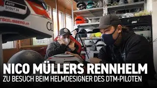 DTM-Pilot Nico M&uuml;ller und sein Rennhelm