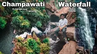 Champawati Waterfall Kunda ll Most Dangerous Tracking To Waterfall ll Nagaon ll Assamese vlog