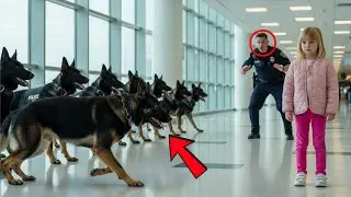 Police Dogs Surround a Little Girl at the Airport &mdash; What Happened Next Surprised Everyone!