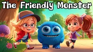 Bedtime Stories for Kids | The Friendly Monster | English Stories with Subtitles