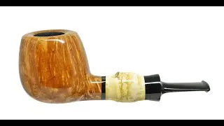 Andrey Cherepanov Chubby Pot w. Bamboo Smoking Pipe On PIPEHUB.COM