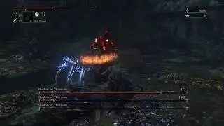 Bloodborne&trade;- shadow of yharnam with threaded cane and bolt paper