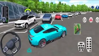 Stealing Ford Mustang GT-R City Car Parking Subway Station - 3D Driving Class 2026 -Android Gameplay