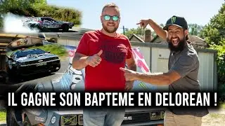 Il gagne son Bapt&ecirc;me en Delorean !