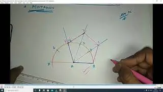 Construction of regular polygons in Arc Method & Inscribe circle method