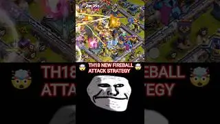 🤯How? TH18 Defense MELTS Instantly! Warden Walk Fireball Magic👿Clash of Clans #coc #shorts #trending