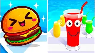 Juice Run vs Food Run 😻😼🙀 Max Update Mobile food Gameplay HG7613