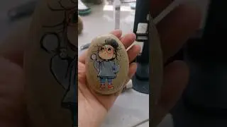 Born towards the sun, I am still myself #Myfavoritepainting #Stonepainting