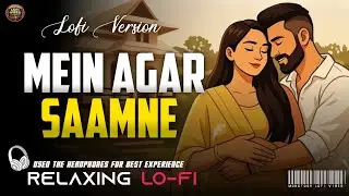 MAIN AGAR SAAMNE || RELAXING LO-FI VERSION | मैं अगर सामने | 90S HINDICOVER SONG
