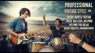 Enjoy gentle guitar rock ballads, helping you relax after stressful working hours 🎸