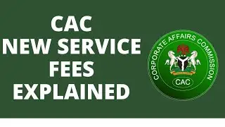 CAC New Service Fees 2025// CAC registration fee