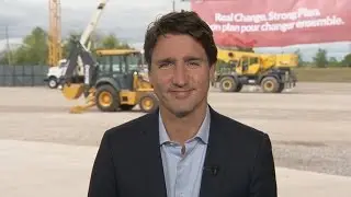 Liberal leader Justin Trudeau on infrastructure and economy