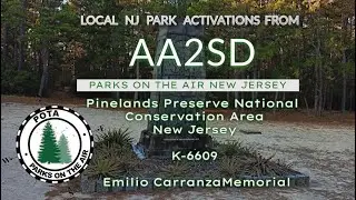 Parks on the Air POTA K 6609 Emilio Carranzo Memorial K2AA AA2SD   South Jersey Radio Association