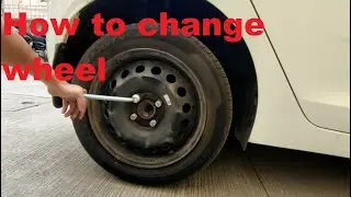 Как заменить проколотую шину автомобиля TATA, поменять шину на запасном колесе/запасном колесе ав...