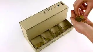 DIY: separa monete in Cartone - facile e veloce! Coin Sorting Machine