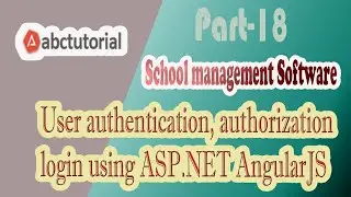 SMS-18: User authentication, authorization and login using ASP.NET MVC AngularJS Javascript JQUERY