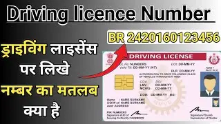 What is the meaning of Driving Licence Number || What is the meaning of DL Number || What is DL n...