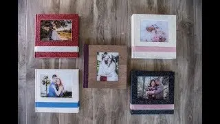 Custom Hand Made Flush Mount Wedding Albums by French Romance Photography