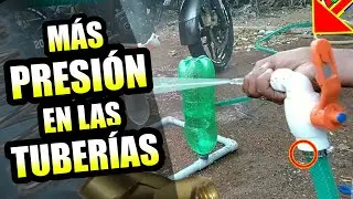 HIDROLAVADORA casera / MÁS PRESIÓN Y MÁS FLUJO en TUS TUBERÍAS Pressure Washer / HIDRONEUMATICOS DIY