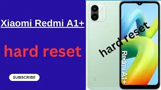 Redmi A1 Plus Hard Reset | Wipe Data & Restore to Factory Settings