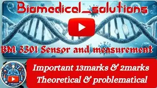 BM 3301 sensor and measurement important questions for each unit