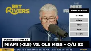 Francesa Five: NCAA & NFL Best Bets from Mike