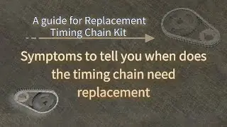 A guide for Replacement Timing Chain Kit! Do you need the timing chain need replacement? #44