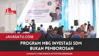 Dialog Publik di Malang: Program MBG Investasi SDM, Bukan Pemborosan | Javasatu.com