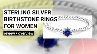 Review: Stackable Birthstone Rings Set - Perfect Mother's Day Gift?