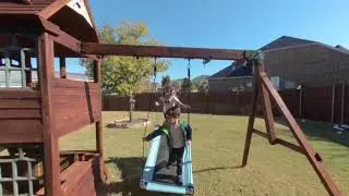 the twins on their skycurve in VR 180