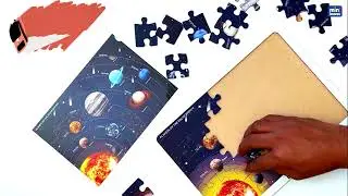 Mini Leaves #Solar jigsawpuzzles#Woodenpuzzlesfor3+kids#Learnaboutplanets