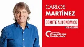 Carlos Martínez interviene en el Comité Autonómico del PSOE Castilla y León