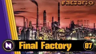 Factorio 0.16 - Final Factory #07 CAR VS BITERS