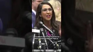 Crowd Heckles Lauren Boebert While Defending Trump At Hush Money Trial