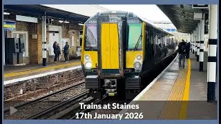 Trains at Staines | South Western Railway and Rail Tour Action | 4K [Part 3]