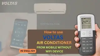How to connect voltas inverter ac with mobile in english