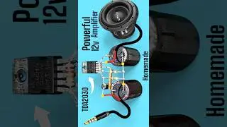 Diy Powerful Amplifier using TDA2030 IC #shorts #diy #amplifier
