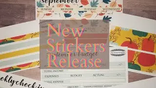 NEW RELEASE!!!! September Sticker Kits